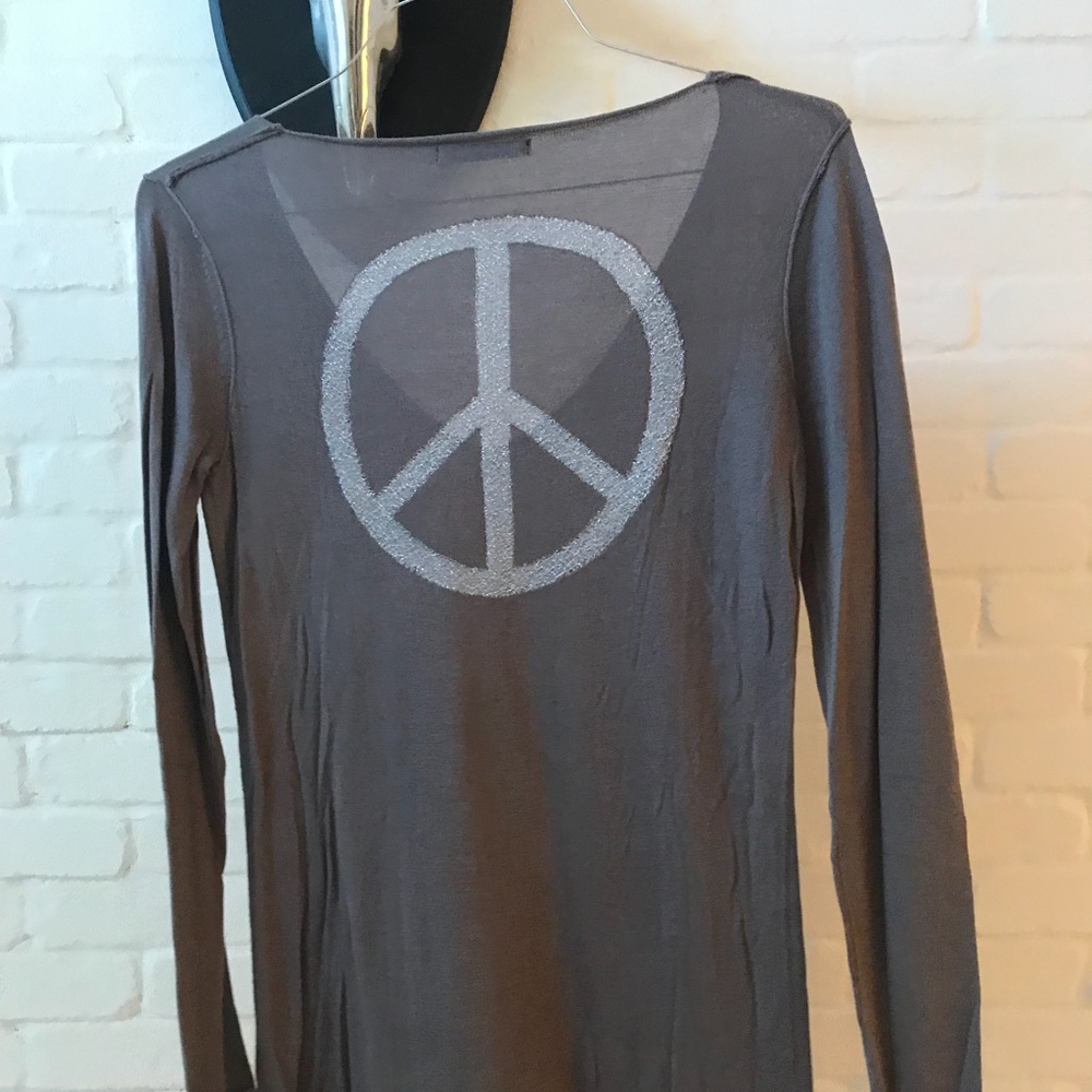 Peace sign tunic size small from Paris